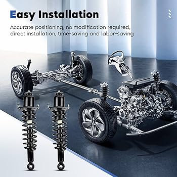 Amazon.com: Rear Shock Absorber w/Coil Spring Complete